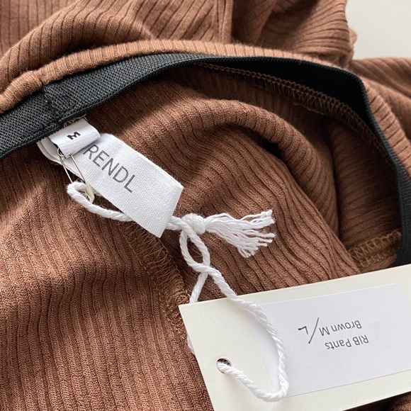 Rendl Brown Rib Pant - Picture 7 of 8